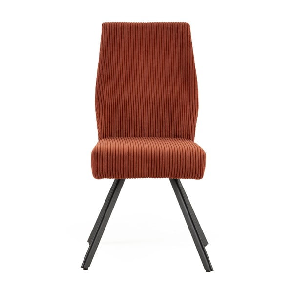 Oranžid velvetist söögitoolid 2tk komplektis Anibal - Marckeric-image-2