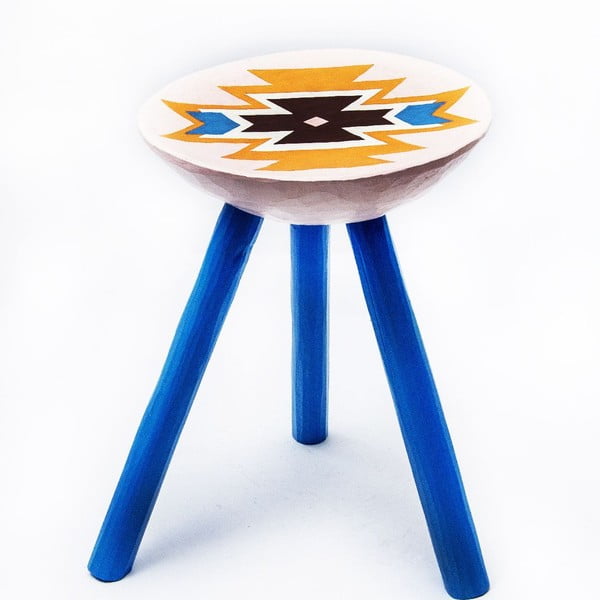 Ručně malovaná stolička Viscri, 38 cm