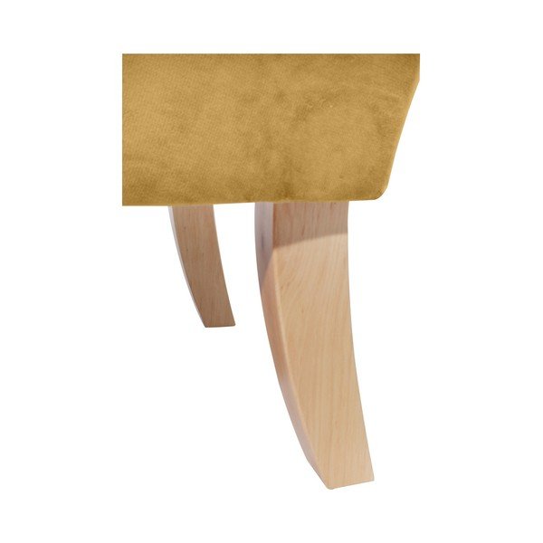 Žluté křeslo Max Winzer Brandon Suede-image-1