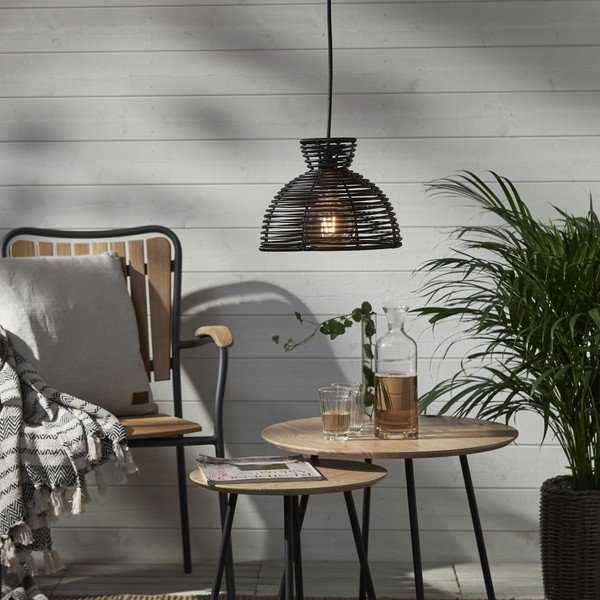 Must välisvarju laevalgustile , ø 26 cm Runde - Star Trading-image-1