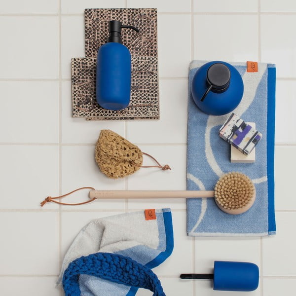 Valged ja sinised rätikud 2 tk komplektis orgaanilisest puuvillast 50x90 cm Nova Arte - Mette Ditmer Denmark-image-3