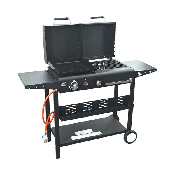 Gaasi-/söegrill Domino 2in1 - Cattara-image-1