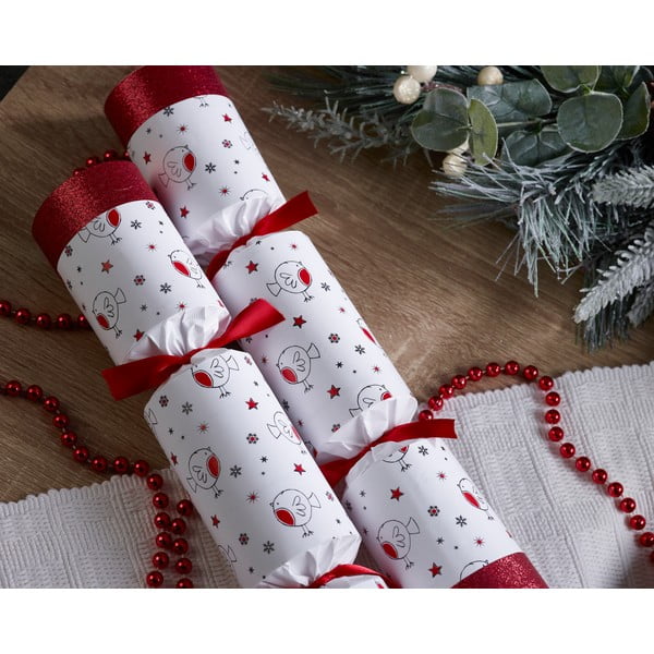 Jõulukrakkerid 6tk komplektis Racing Robin - Robin Reed-image-1