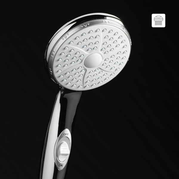 Voolikuga dušiotsik ø 10 cm Hydro - douceur d'intérieur-image-2