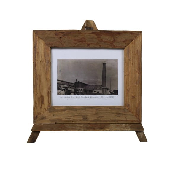 Rámeček na fotografie z teakového dřeva HSM Collection Nesia, 43 x 36 cm