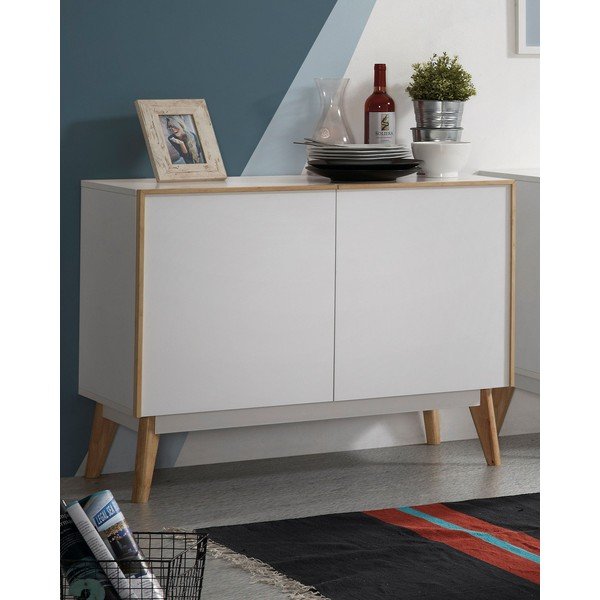Valge sahtli kapp Meety - Kave Home-image-1