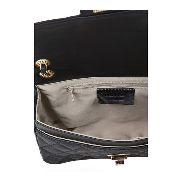 Černá kožená kabelka Markese Basilo-image-2