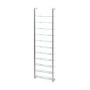 Hõbedane metallist riiul 46 cm Cubic - Spinder Design