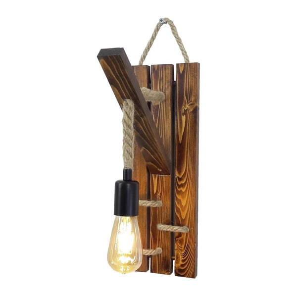 Männipuidust seinalamp Niki - Opviq lights