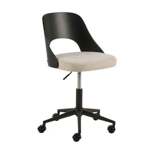 Must/beež kontoritool Lucy - Actona