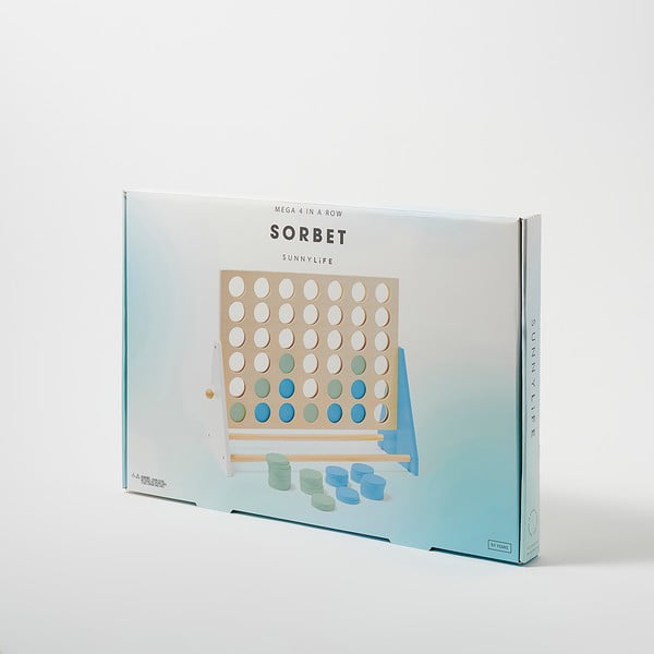 Täispuidust lauamäng "Four In a Row" (Neli järjest) - Sunnylife-image-1