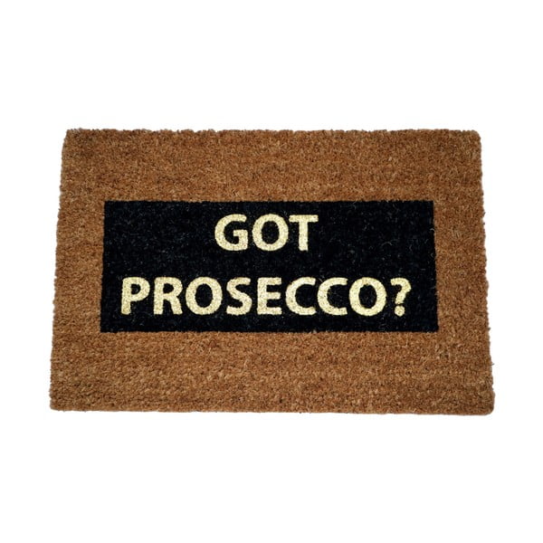 Looduslik kookosmatt Got Prosecco Glitter, 40 x 60 cm - Artsy Doormats
