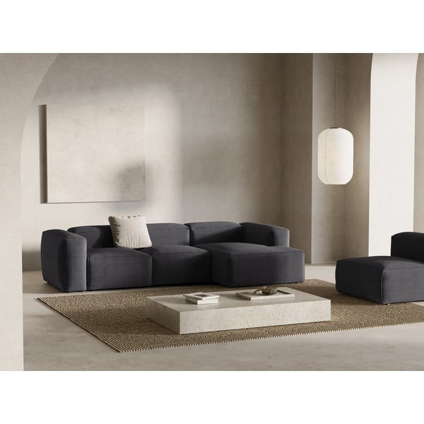  Tumehall manšettriidest nurgadiivan (parem nurk/lamamisosaga) Bergamo – Cosmopolitan Design-image-1