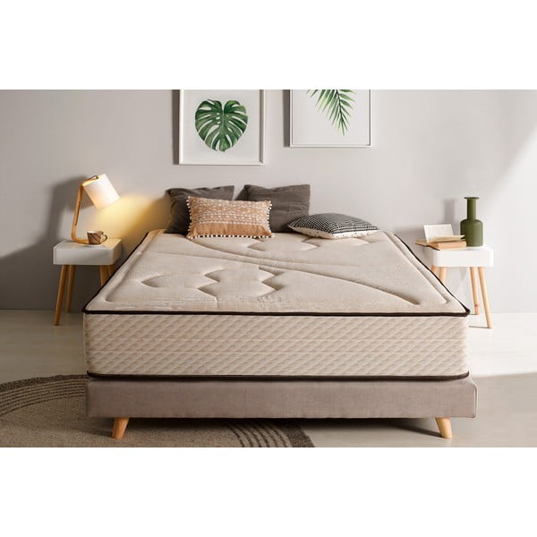 Kõva/keskmine kahepoolne termoreguleeriv poroloonmadrats 140x190 cm Tempus Gold - Moonia-image-4