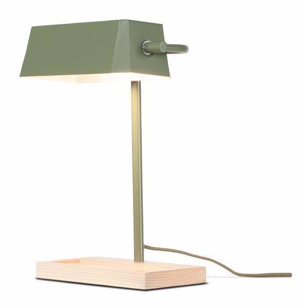 Rohelist värvi metallist lambivarjundiga laualamp (kõrgus 40 cm) Cambridge - it's about RoMi