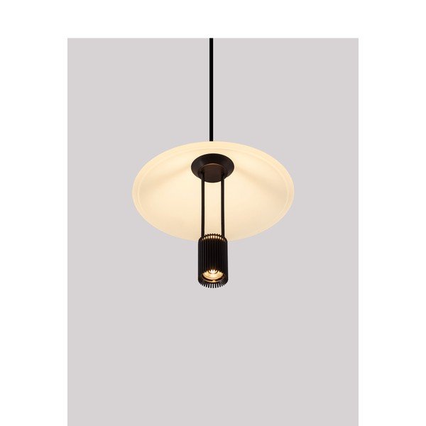 Matt must alumiiniumist LED-rippvalgusti akrüülklaasist varjuga, ø 22 cm Anafi - Nova Luce-image-2