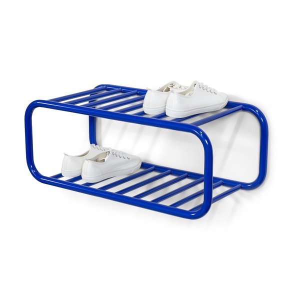 Sinine metallist rippuv jalatsiriiul Retro - Spinder Design-image-3