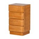 Naturaalses värvitoonis kummut 40x70x34 cm Fejo - WOOOD