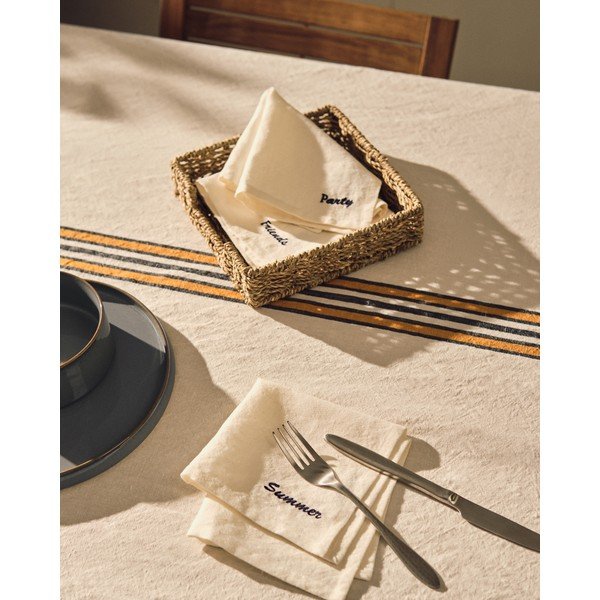 Tekstiilist salvrätikud, 4 tk komplektis Vallcanera - Kave Home-image-1