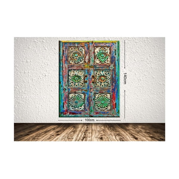 Maalitud värav, 100 x 140 cm Rennaissance Gate - Tablo Center-image-1