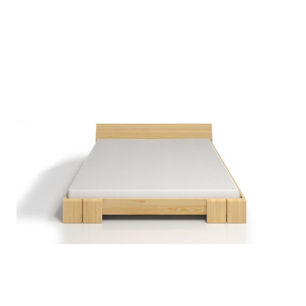 Dvoulůžková postel z borovicového dřeva SKANDICA Vestre, 200 x 200 cm-image-1
