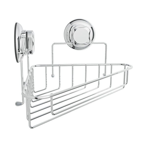 Isekandev metallist hõbedane vannitoa nurgariiul  Bestlock Bath - Compactor