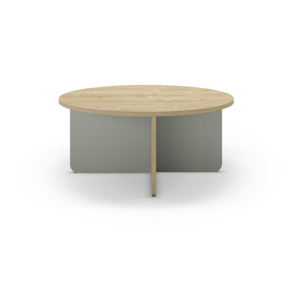 Heleroheline ümmargune diivanilaud ø 80 cm Hillary - Marckeric-image-2