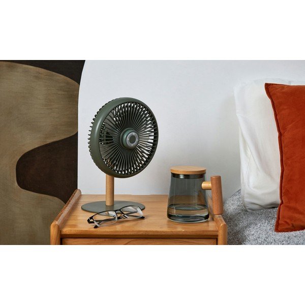 Roheline laualamp puldiga ventilaatoriga (kõrgus 26 cm) Beyond - Gingko-image-3