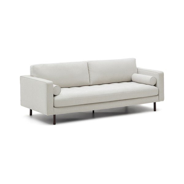 Hallikasbeež šenillist diivan 222 cm Debra - Kave Home-image-2