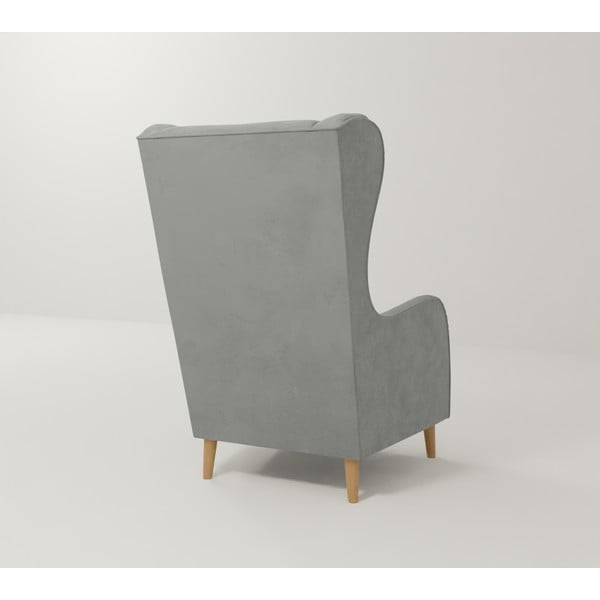 Helehall sametist tugitool Carole - Ropez-image-2