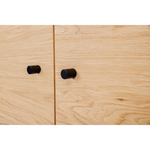 Must tamme raamaturiiul 90x180 cm Jungend - Woodman-image-1