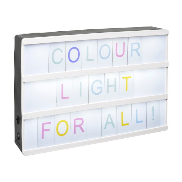 Sada barevních písmen pro světelný box Le Studio