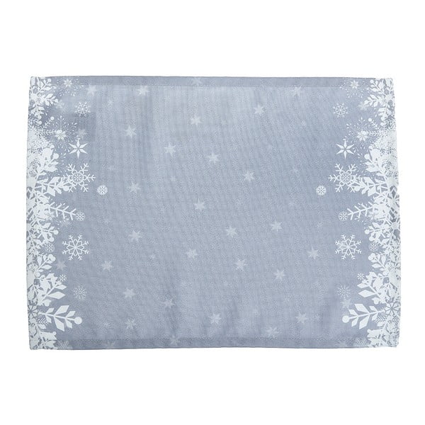 Sada 2 šedých prostírání s vánočním motivem Mike & Co. NEW YORK Honey Snowflakes, 33 x 45 cm