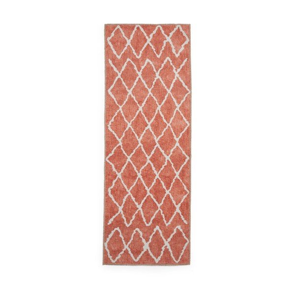 Oranž pestav vaip 76x230 cm Coral Orange - Think Rugs