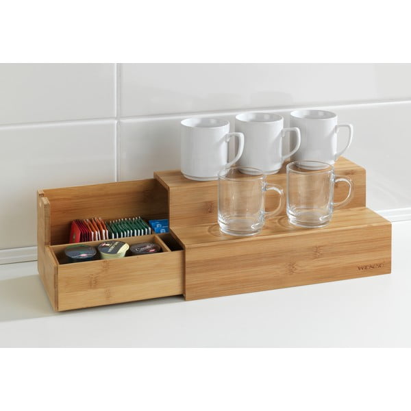 Bambusest statiiv kohvi- ja teetarvikute jaoks - Wenko-image-1