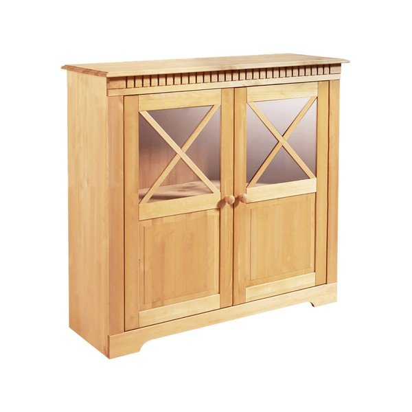 Männipuidust vitriinkapp 95x35 cm Lisa - Støraa-image-2