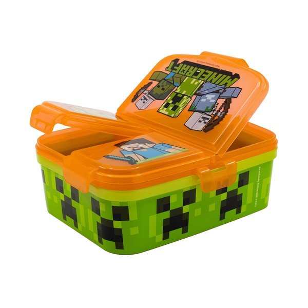 Oranž plastmassist laste suupistekarp Minecraft - STOR-image-1