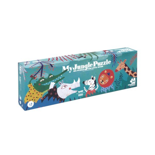 Velké puzzle Jungle Londji, 22 dílků