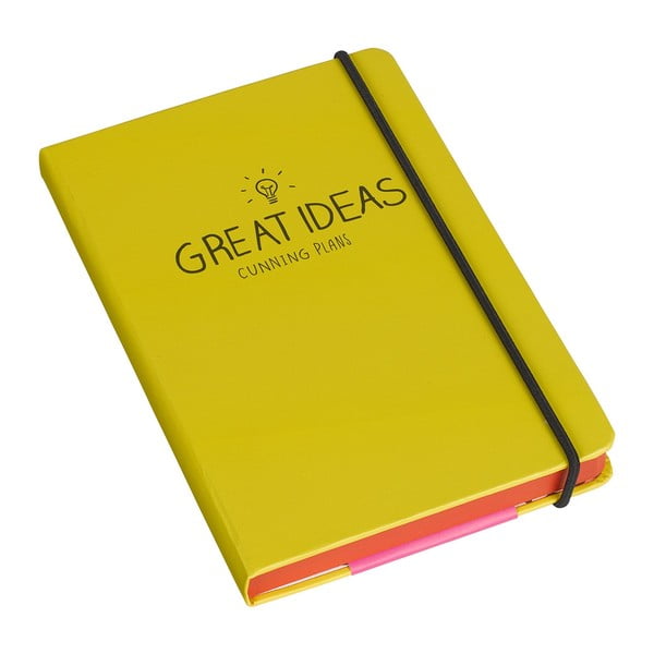 Notes A5 Happy Jackson Great Ideas Yellow-image-1