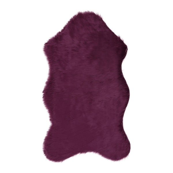 Fialový koberec z umělé kožešiny Pelus Purple, 90 x 150 cm