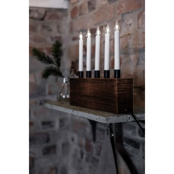 Pruun jõulumotiividega valguskaunistus Albero - Markslöjd-image-4