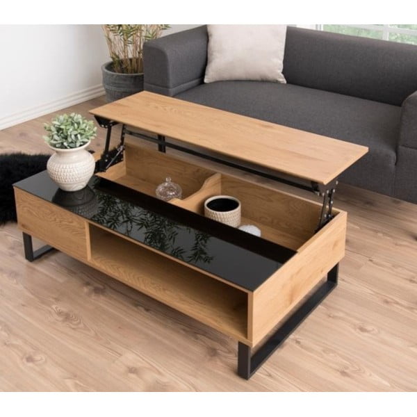 Must kohvilaud 110x60 cm Azalea - Actona-image-1