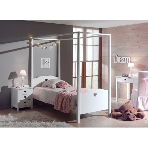 Valge laste öökapp Amori - Vipack-image-1