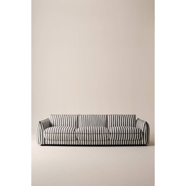 Mustvalge diivan 264 cm Molton - Jotex-image-1