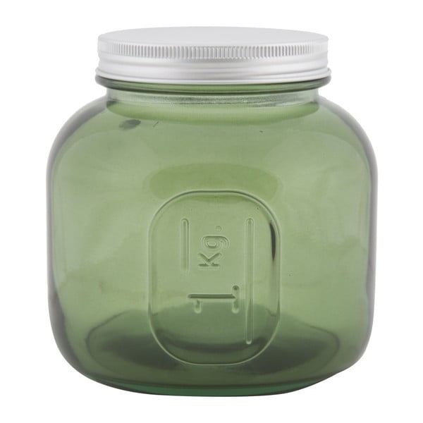 Roheline taaskasutatud klaasist karp Coperchio, ⌀ 13 cm - Mauro Ferretti