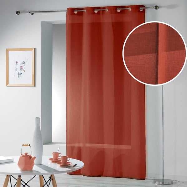 Punane kardin 140x240 cm Telma - douceur d'intérieur-image-4