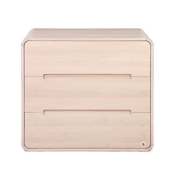 Dřevěný prádelník se 3 zásuvkami a snímatelným přebalovacím pultem YappyKids Owl-image-1