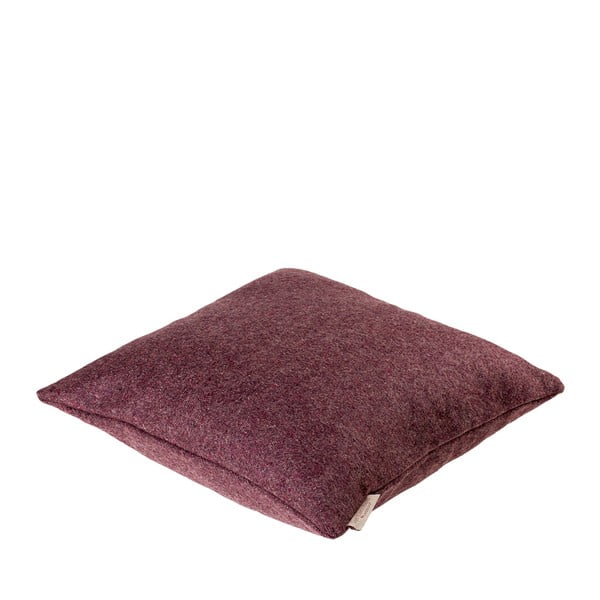 Vlněný polštář Tweed 60x60 cm, fialový