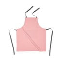 Heleroosa puuvillane köögi esiliin - Tiseco Home Studio