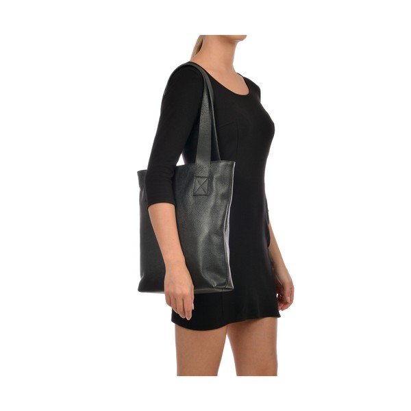 Mustast nahast poekott Agatha - Mangotti Bags-image-4